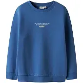 Name it Sweatshirt blauw / wit