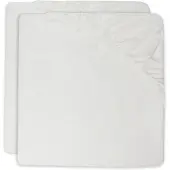 Jollein Hoeslaken Wieg 40/50x80/90 Ivory 2-pack