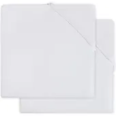 Jollein Hoeslaken Parkmatras 75x95 Jersey White 2-pack