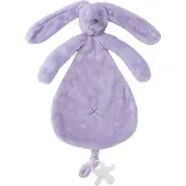 Happy horse Recycled Konijn Richie Knuffeldoek 25 cm - Lila - Baby cadeau