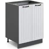 Vicco Fame-Line Keukenonderkast – 60 cm zonder werkblad Wit Landhuis