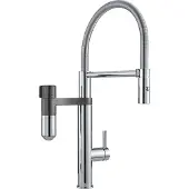 Franke - Vital Tap keukenkraan met filtratie, flexibele arm en douche, chroom/gun metal 120.0621.230