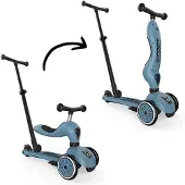 Scoot & Ride Highwaykick 1 Push&Go - Steel - - OneSize - Loopfietsen