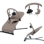 Titaniumbaby Wipstoel SOLID Suzy Lush Taupe inclusief speelboog