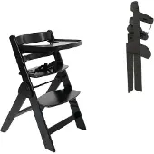 Novi Kinderstoel Yumi Inklapbaar Pure Black