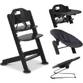 Novi at Home Kinderstoel Novi 1-2 Grow Black/Black Melange