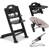 Novi Kinderstoel Novi 1-2 Grow Black/Sand Melange