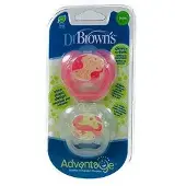 Dr. Brown's Fopspeen 0-6mnd Roze/Roze 2st