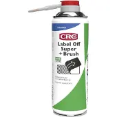 CRC Industries CRC 33410-AA CRC LABEL OFF SUPER + BORSTEL, etiketverwijderaar, 250 ml