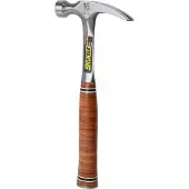 Estwing E16S Straight Claw Hammer EWEE16S Stacked Leather Grip, klauwhamer 454 gram
