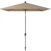 Platinum Riva stokparasol taupe | 250x200cm