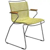 Houe Tuinstoel Click Dining Chair Armrests Lemon Zest