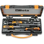 Beta Doppendoos met 13 zeskant dopsleutels en 8 toebehoren 900/C13-8 - 009000954