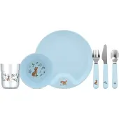 Mepal Mio Kinderservies set Little Dutch - 6-delig - Kraamcadeau - Kinderservies - Forest Friends