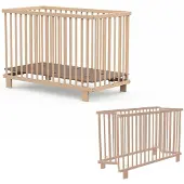 Baaloo Babybedje Sam Inklapbaar 60x102 Naturel