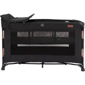 Novi Baby Campingbed Nora Luxe Walnut/Brilliant Black