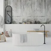 Ideavit Ligbad vrijstaand archtec rock 170x75x60 cm wit