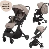 Novi Buggy Novi Travel Go Premium Solid Hazel