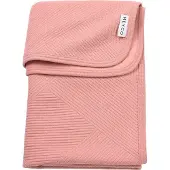 Meyco Deken Ledikant Jaquard Pure Flannel Rose