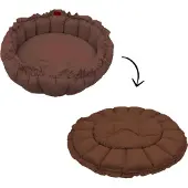 MorDesign Speelkleed/Babynest 3-in-1 Chocolate Brown