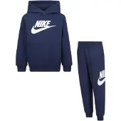 Nike Kids Joggingpak 'Club Fleece' navy / wit