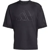 Adidas Functioneel shirt 'D4T PrimeLift ESSENTIALS WORKOUT MESH' zwart / zilver