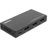Roline 2 poorten HDMI-splitter Ultra HD-geschikt 7680 x 4320 Pixel Zwart