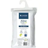 Candide alèse éponge viscose de bambou 40 x 80 cm blanc
