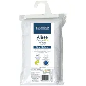 Candide alèse éponge viscose de bambou 70 x 140 cm blanc
