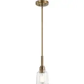 Kichler LED Hanglamp Aivian | 1X E27 Max 60W | Dimbaar | Weathered Brass