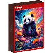 Alipson Puzzle Colorful Panda Puzzel (1000 stukjes)