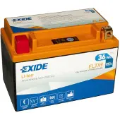 Exide ELTX9 Lithium accu (12V, 3Ah, 36Wh, 180A)