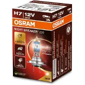 Osram Night Breaker Serie - Halogeen Autolamp - 220% Helderder Licht - H7 - Lange Reikwijdte