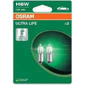 Osram Automotive 4062172394796 Halogeenlamp Ultra Life H6W 6 W 12 V