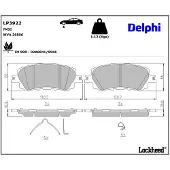 Delphi LP3922 Remblokken