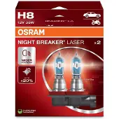 Osram Automotive 64212NL-2HB Halogeenlamp Night Breaker Laser Next Generation H8 35 W 12 V
