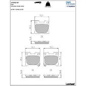 Delphi Remblokset LP3725, achter