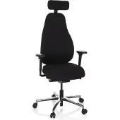 Hjh OFFICE RESISTIO - High end bureaustoel Zwart
