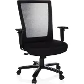 Hjh OFFICE XXL EXTENDER - XXL bureaustoel Zwart