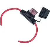 Bep Marine Inline Heavy-duty Fuse Holder Rood,Zwart