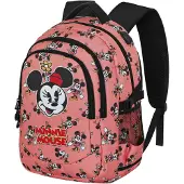 KARACTERMANIA Rugzak 'Minnie Mouse Aqua-PLUS Running ' oudroze / donkerrood / zwart / wit