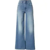 Levi's Jeans '728 High Rise Wide Leg' blauw denim