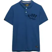 Superdry Shirt blauw / zwart