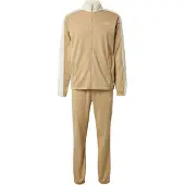 Nike Joggingpak 'CLUB' beige / lichtbeige / wit