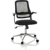 Hjh OFFICE Bureaustoel / draaistoel MIKO B ECO mesh / stof zwart