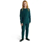 Burton Heavyweight Fleece Basislaag Set Groen 12 Years Jongens,Meisjes