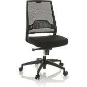 Hjh OFFICE Bureaustoel / Draaistoel PORTO ECO I Zitting Stof / Rug Mesh zwart