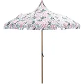 Garden Impressions Aloha stokparasol Ø200 cm light teak look palm forest