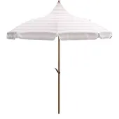 Garden Impressions Aloha stokparasol Ø200 cm light teak look taupe/ecru