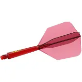 Cuesoul ROST 77 Transparent Red Big Wing - Dart Flights